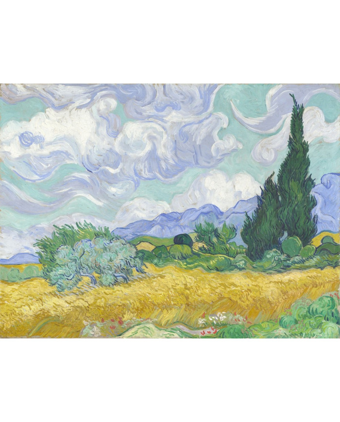 Vicent Van Gogh, Champ de blé avec cyprès