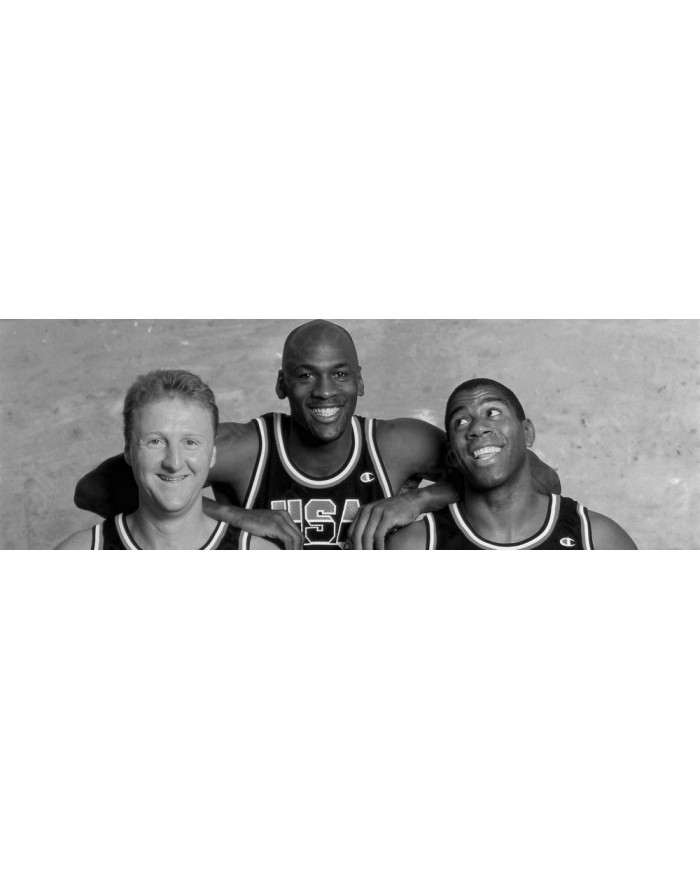 The Dream team Michael Jordan, Magic Jonhson, Larry Bird