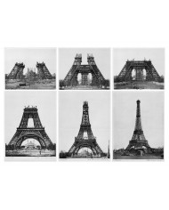 Construccion de la Torre Eiffel,1889