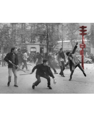 Revolución de Primavera, 6th arrondissement. Boulevard Saint Germain, París, Mayo 1968