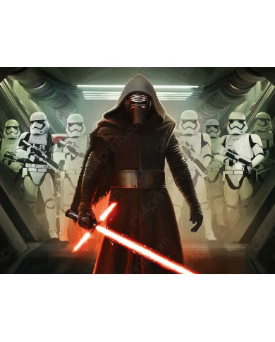 Kylo Ren and First Order Stormtroopers, Star Wars