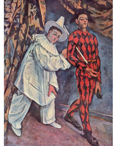 Paul Cezanne, Pierrot and Harlequin (Mardi Gras)