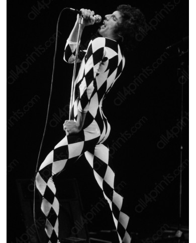 Freddie Mercury,concierto de Queen,1977 Freddie Mercury,concierto de Queen,1977