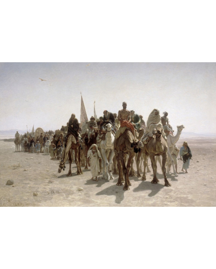 Léon Belly, Pèlerins allant à la Mecque