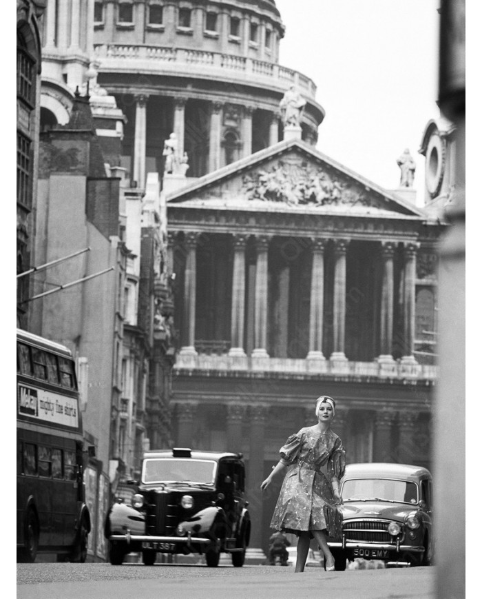 Fashion Shoot St Paul's, London , 1959