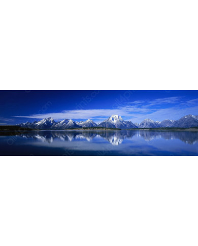 Panoramic view of Mountains of Canada
