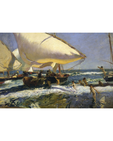 Joaquín Sorolla, La playa de Valencia Joaquín Sorolla, La playa de Valencia