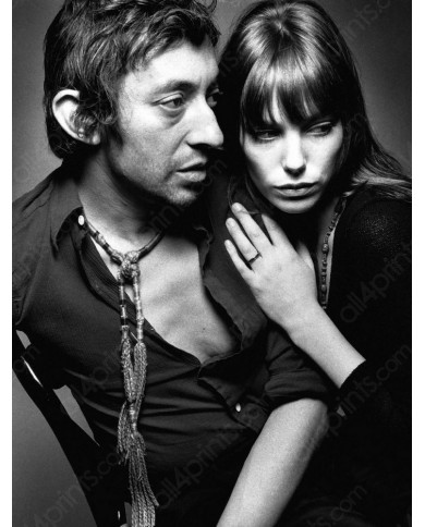 Serge Gainsbourg con Jane Birkin Serge Gainsbourg con Jane Birkin