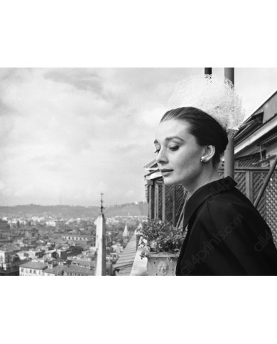 Audrey Hepburn en Roma,1960 Audrey Hepburn en Roma,1960