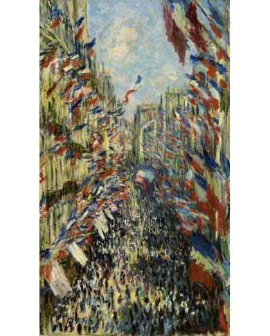 Claude Monet,The Rue Montorgueil in Paris. Celebration of Claude Monet,The Rue Montorgueil in Paris. Celebration of
