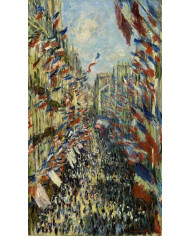 Claude Monet,The Rue Montorgueil in Paris. Celebration of