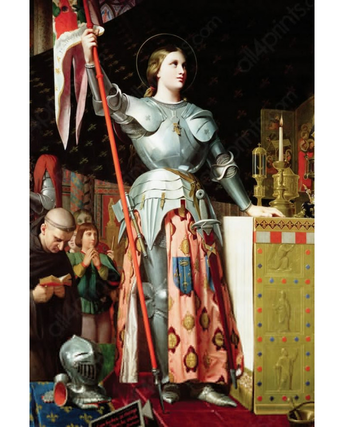 Ingres,Jeanne d’Arc au sacre du roi Charles VII,dans la c