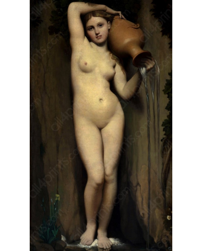 Jean Auguste Dominique Ingres,The Source