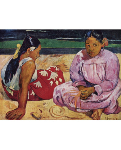 Paul Gauguin,Tahitian Women on the Beach Paul Gauguin,Tahitian Women on the Beach