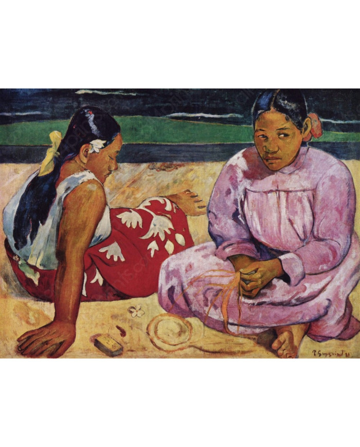 Paul Gauguin,Tahitian Women on the Beach