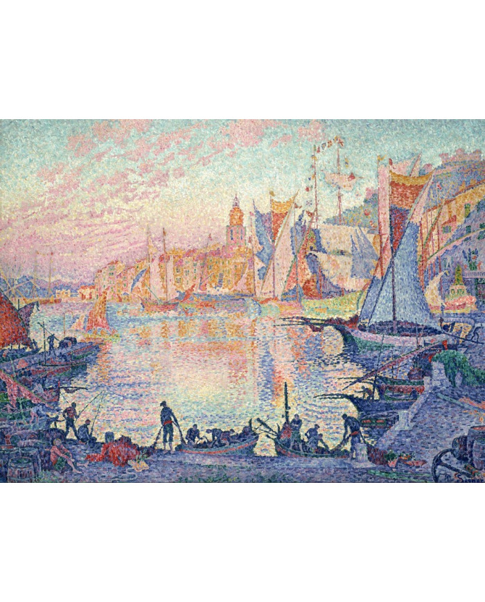 Paul Signac,The port of Saint Tropez