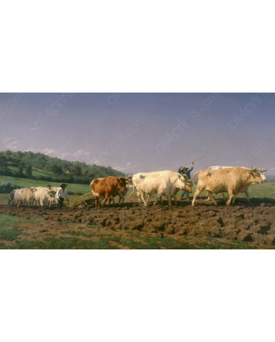 Rosa Bonheur,Ploughing in Nevers Rosa Bonheur,Ploughing in Nevers
