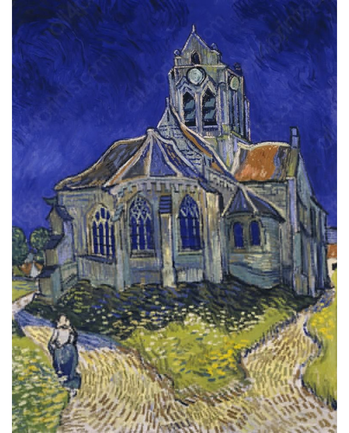Vincent van Gogh,The Church at Auvers