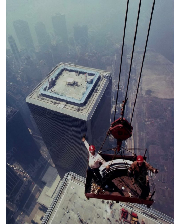 World Trade Center en construcción,años 70