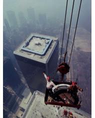 World Trade Center en construcción,años 70