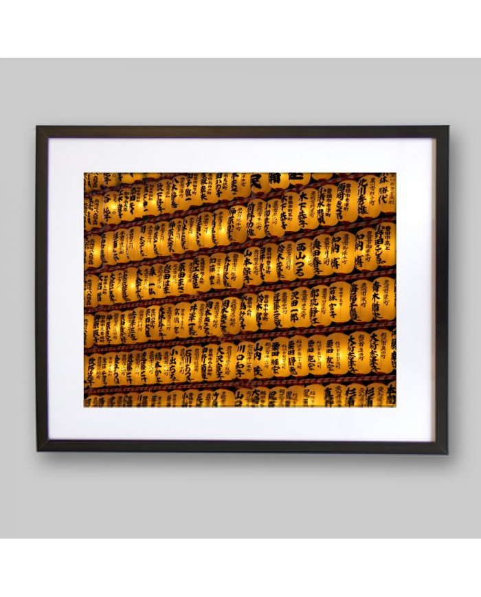 Linternas tradicionales de papel, Tokio, Japón