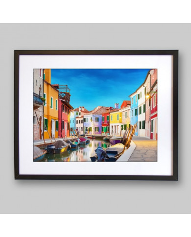 View of Burano, Venice, Italy