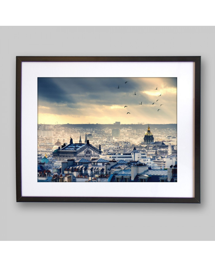 Vista de París desde Montmartre, París, Francia