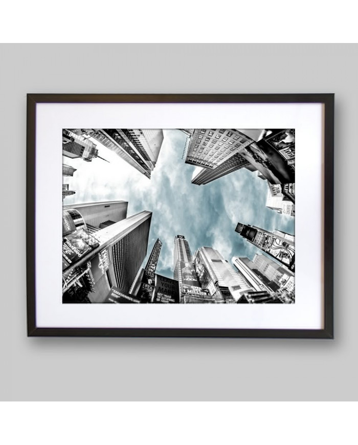 Vista de los rascacielos de Times Square,Nueva York, USA