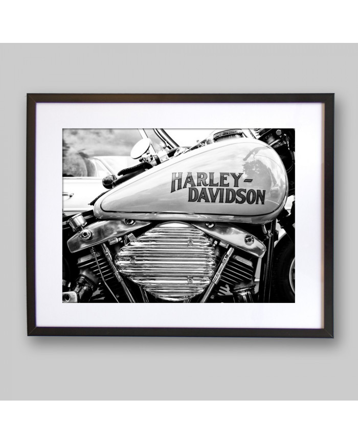 Detalle de una Harley Davison, París, 11 mayo 2013