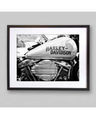 Detalle de una Harley Davison, París, 11 mayo 2013