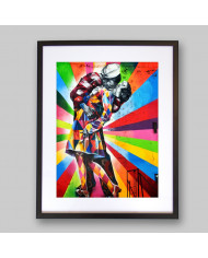 Mural del artista brasileño Kobra, Nueva York