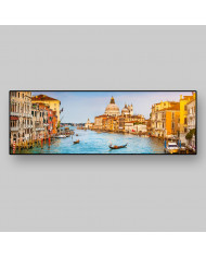 Gran Canal y Basílica di Santa Maria della Salute, Venecia, Italia