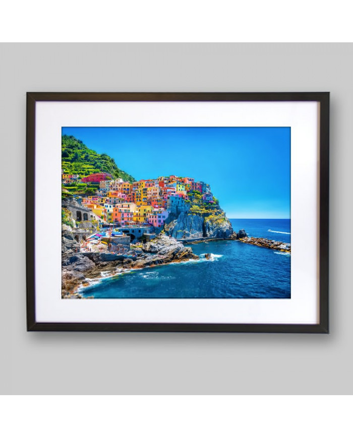 Manarola, Cinque Terre, Mar de Liguria, Italia