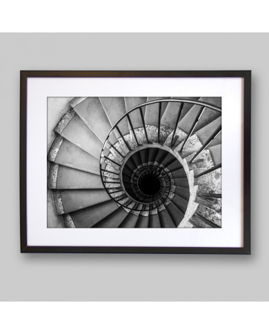 Historic building spiral staircase