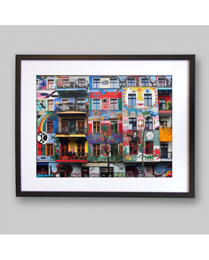 Graffiti House, centro mundial del graffiti, Berlín, Alemania