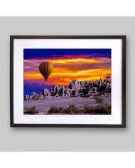 Vista aérea de Capadocia, Turquía