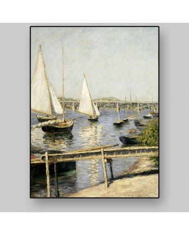 Gustave Caillebotte, Voiliers à Argenteuil Gustave Caillebotte, Voiliers à Argenteuil