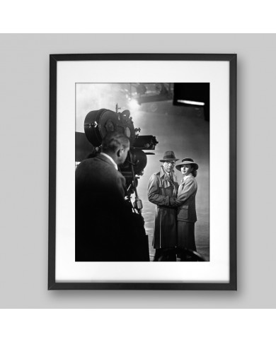 Humphrey Bogart e Ingrid Bergman en Casablanca Humphrey Bogart e Ingrid Bergman en Casablanca