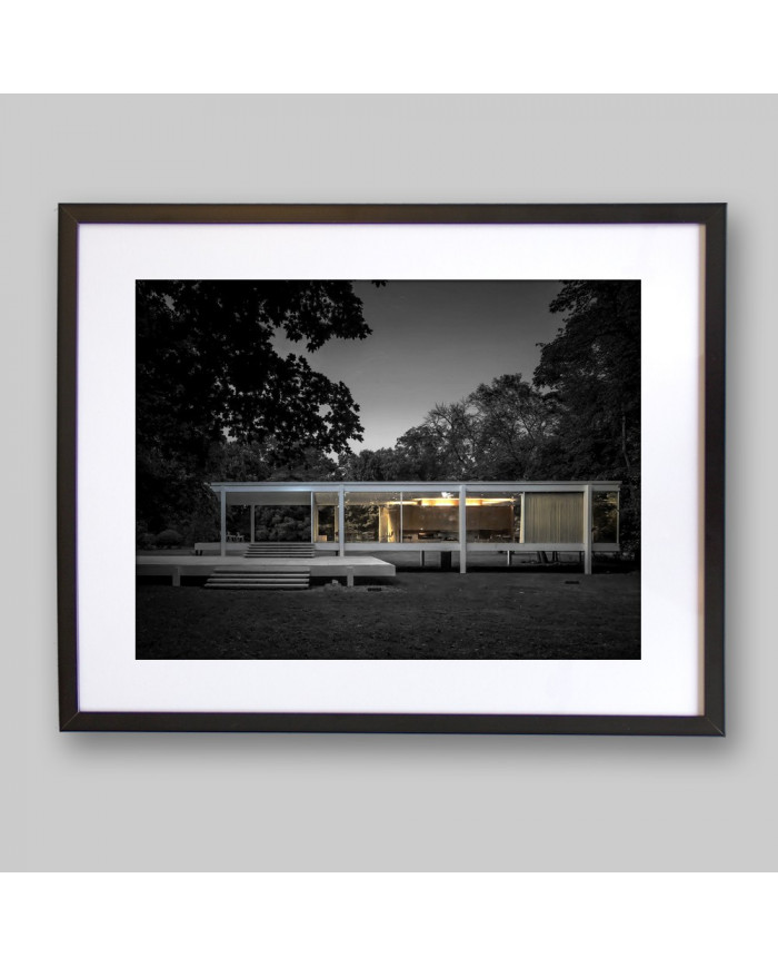 Casa Farnswoth, diseñada por Mies Van der Rohe, Barcelona, 1951