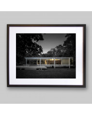 Casa Farnswoth, diseñada por Mies Van der Rohe, Barcelona, 1951