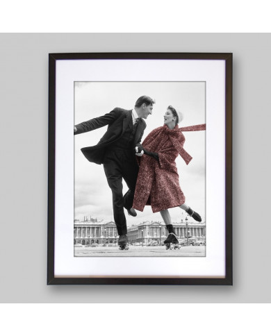 Suzy Parker and Robin Tattersall, Dior Dresses, Place de la Concorde, Paris