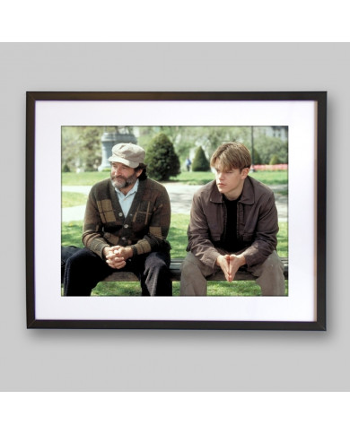 Robin Williams y Matt Damon en El indomable Will Hunting Robin Williams y Matt Damon en El indomable Will Hunting