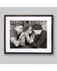 Escuela de tatuajes, Nueva York, 1950