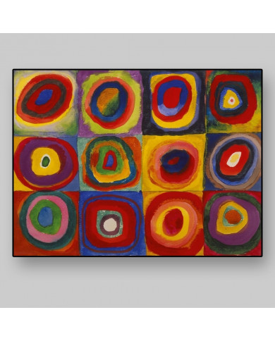 Kandinsky, Farbstudie quadrate Kandinsky, Farbstudie quadrate