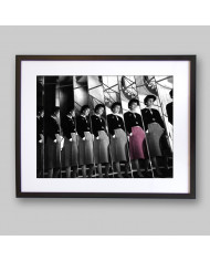 Mademoiselle Chanel in the staircase, 31 rue Cambon, Paris, 1954