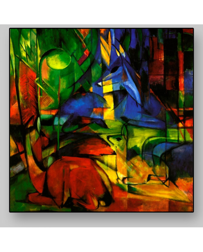 Marc Franz, Ciervos en el bosque II