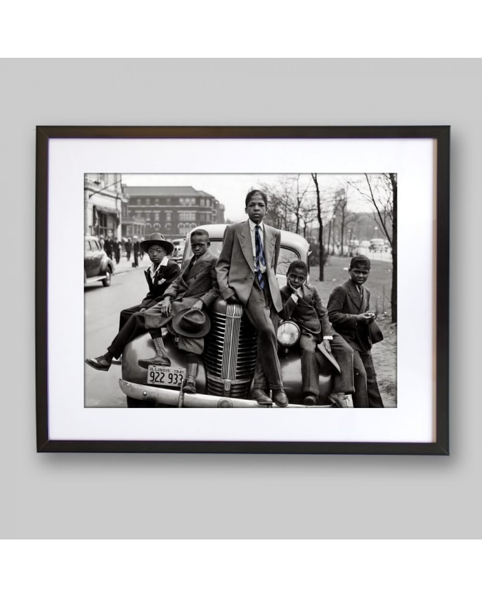 South side boys on Easter morning, South side Chicago Illinois, 1941