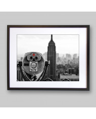 Telescopio del Rockefeller Center, Manhattan, Nueva York, USA