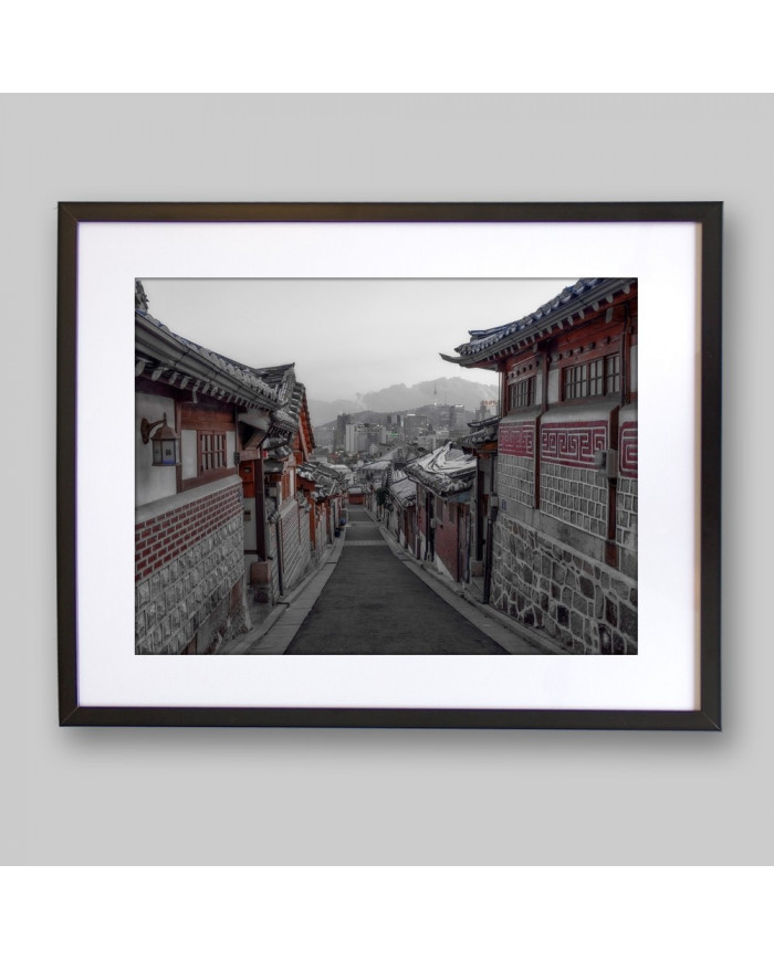 Vista del Seúl antiguo, Korea del Sur