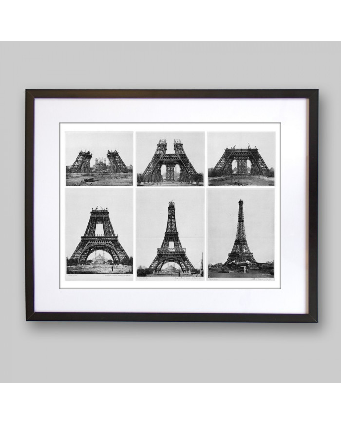 Construccion de la Torre Eiffel,1889